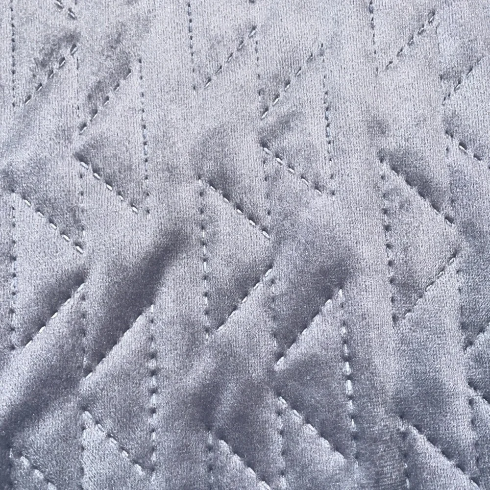 Pendleton heavyweight Gray Quilted Zippered Twin Duvet Cover